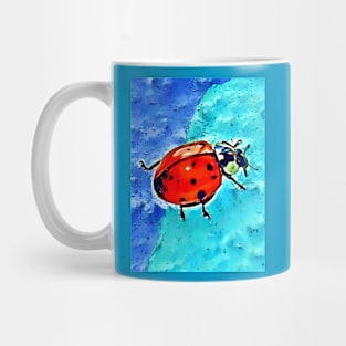 Ladybug Cartoon Mug